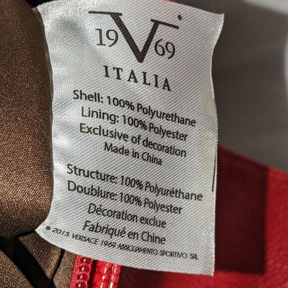 19V69 Italia Red Handbag - Picture 10 of 13